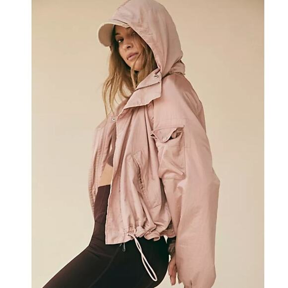 Free People Jackets & Blazers - Free People Pink Lovin' Life Jacket - Size Medium